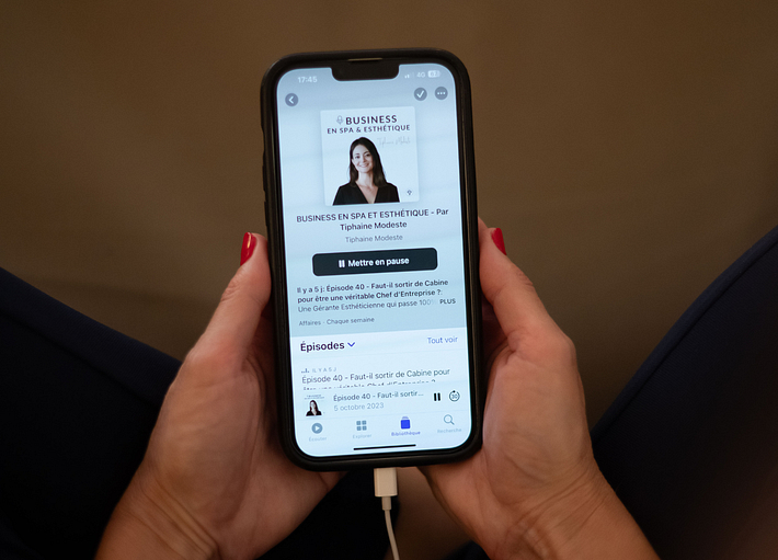 le podcast business en Spa et esthétique - tiphaine modeste